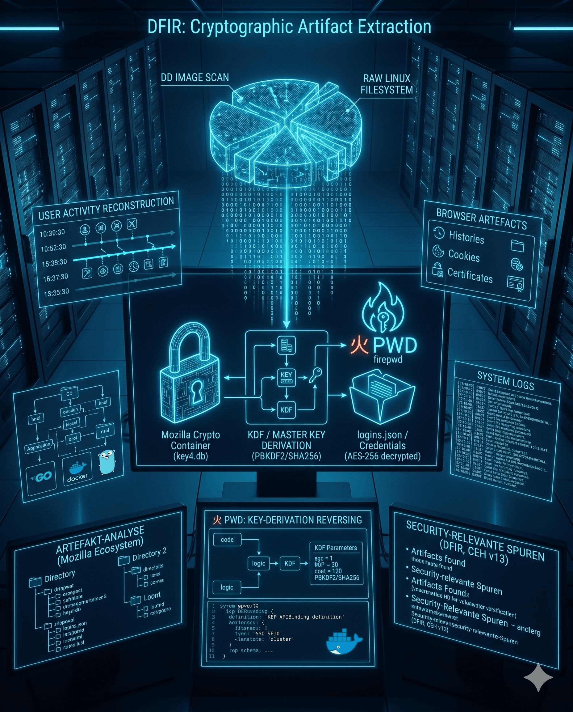 DFIR: Cryptographic Artifact Extraction
